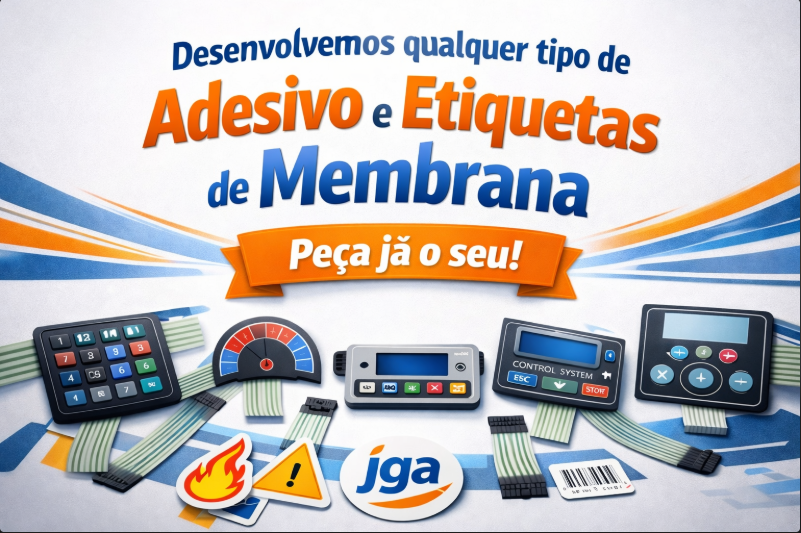 Adesivos e etiquetas personalizadas industriais