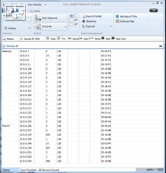 Simple Network Scanner