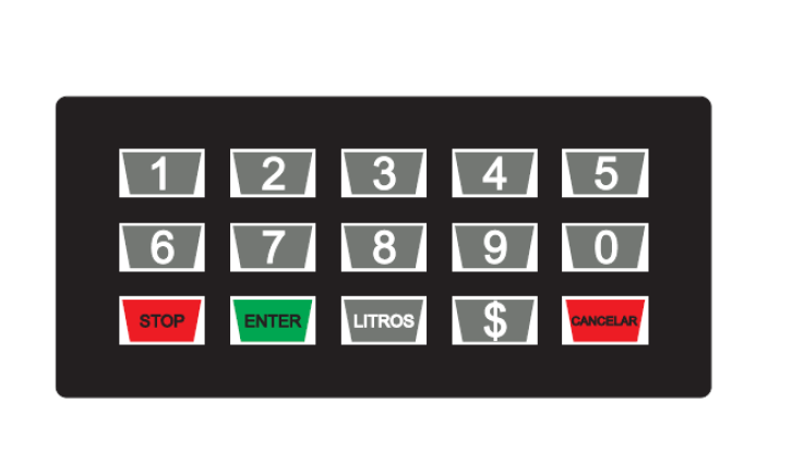Teclado para Bomba Wayne Helix