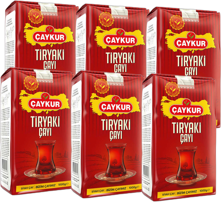 Çaykur Tiryaki Çayı 1 KG X 6 lı Paket