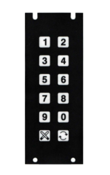 Teclado de membrana para bomba de gasolina