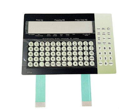 Teclado de membrana para balança digital