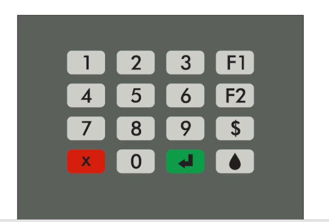 Teclado para Bomba Tokheim Premier