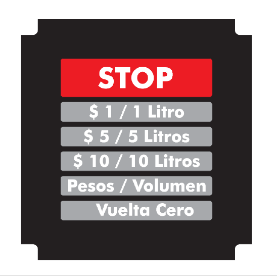 Teclado para Bomba Tokheim TMP